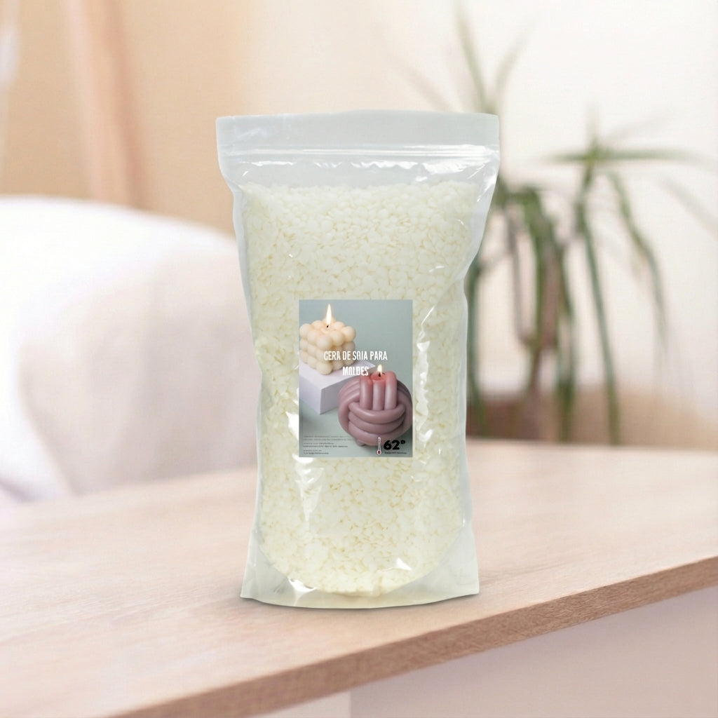 Cera de soja para moldes