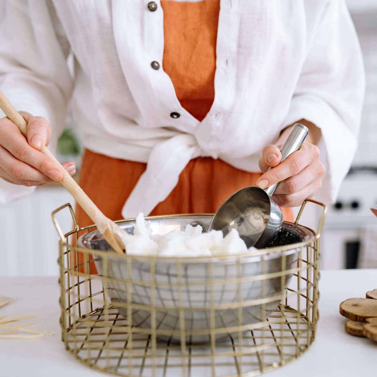 Cera de soja para llenado